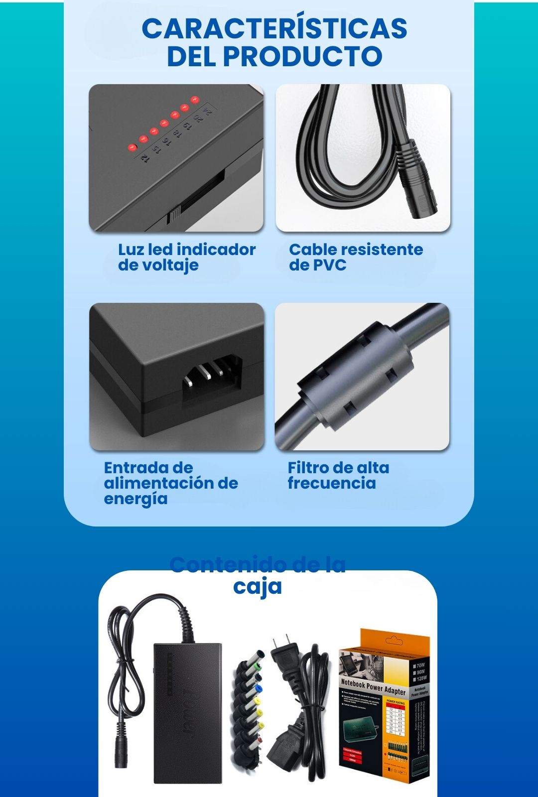 CARGADOR UNIVERSAL